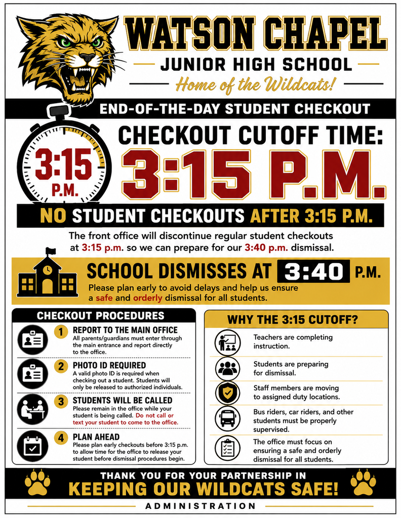 Checkout Procedure 2026-2027