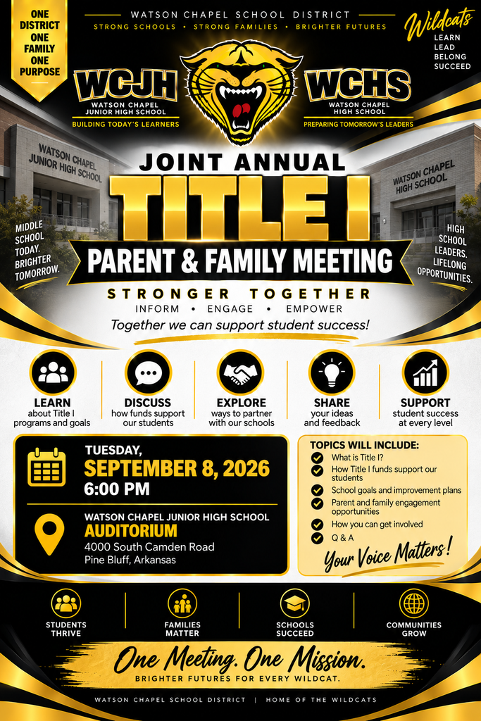 WCHS & WCJH Title 1 Meeting