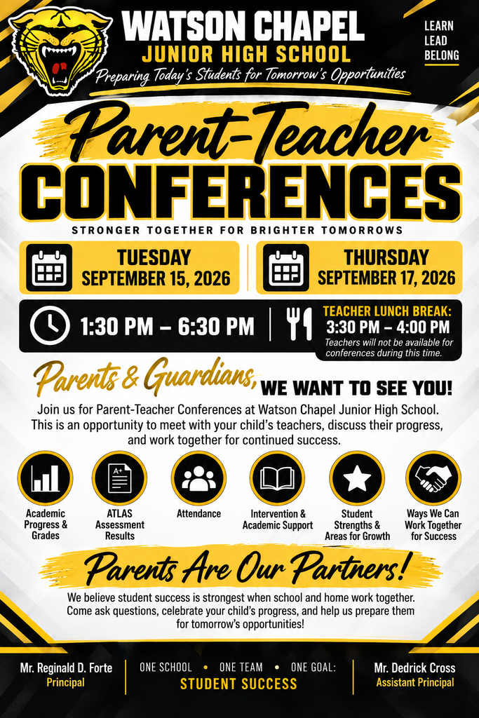 Teacher Conference Sept 15 & 17, 1:30-6:30