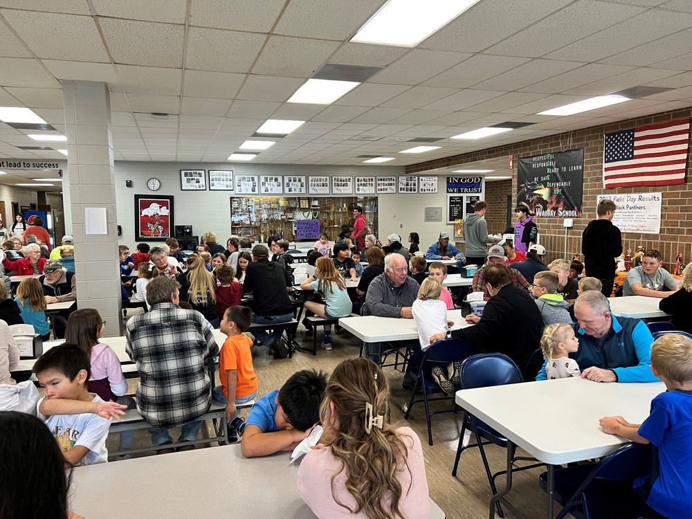 Grandparents Enjoy Lunch with Students Waubay School District 183