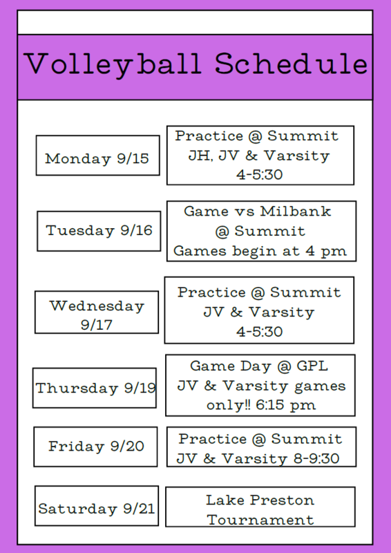 VB WEek of Sept 15th