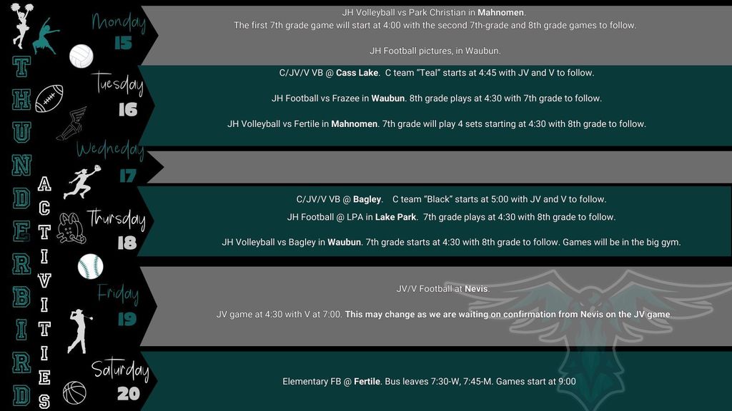 activity schedule 