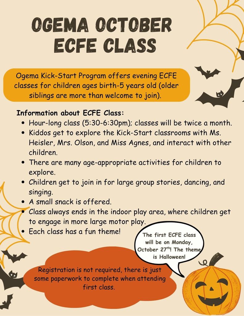 Ogema October ECFE Class