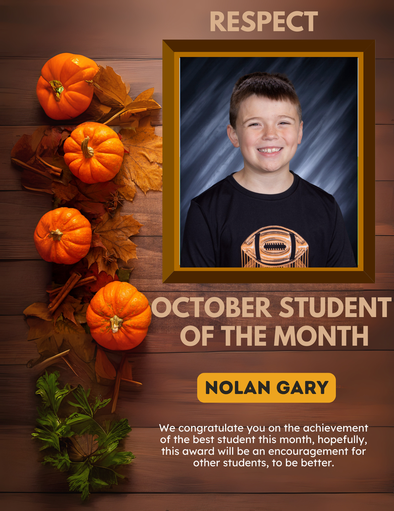 5th grade Student of the Month