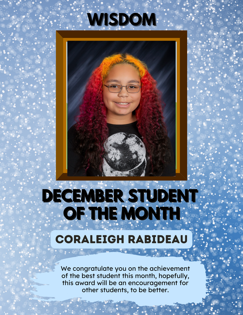 5th grade Student of the Month