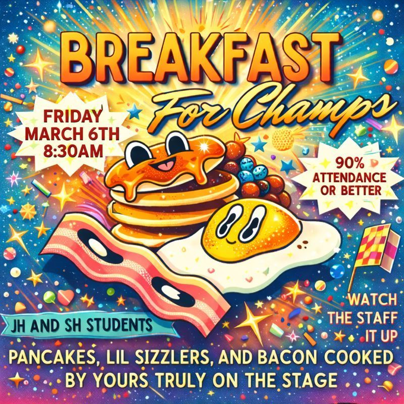 Breakfast for champs