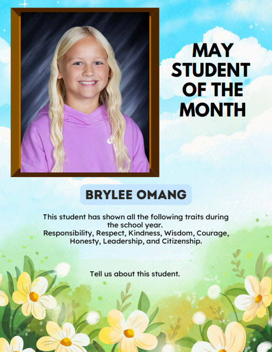 Student of the month