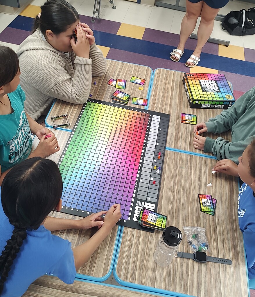 kids playing a game