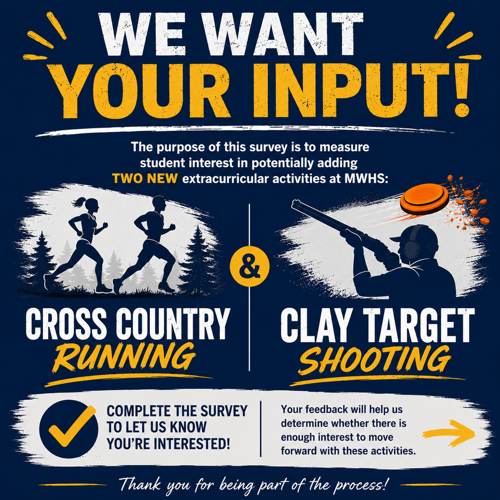 we want your input