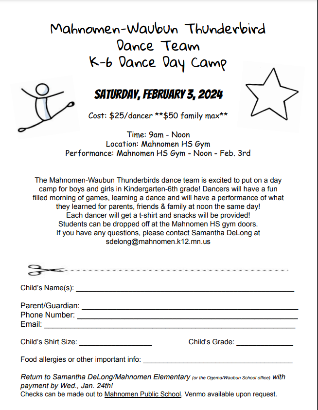 elementary dance camp