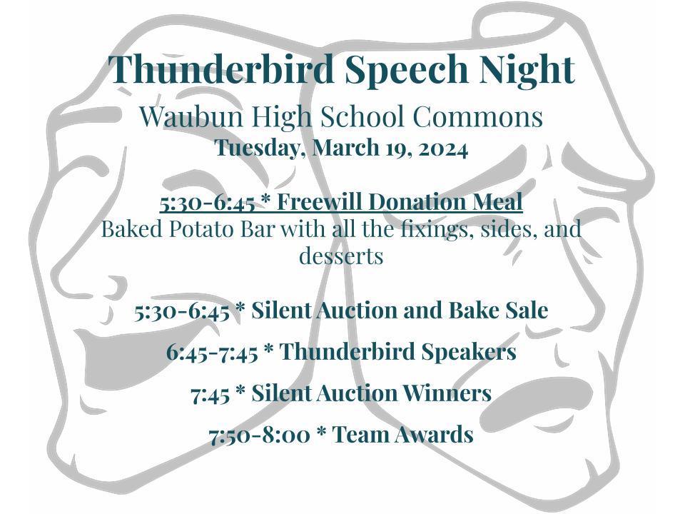 Speech Night Flyer