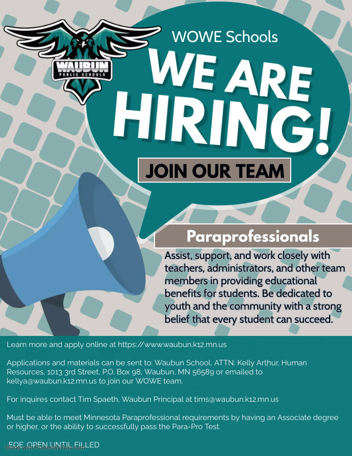WE ARE HIRING!!