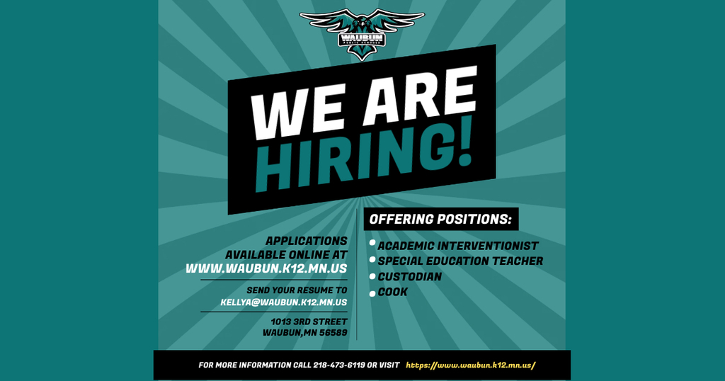 WE ARE HIRING!