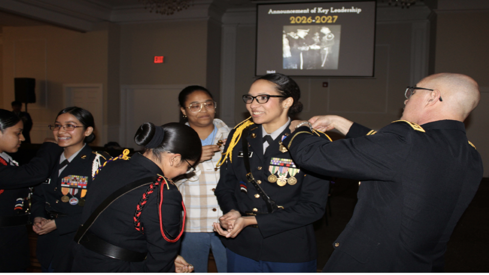 JROTC students at Awards Night 55th annual celebration