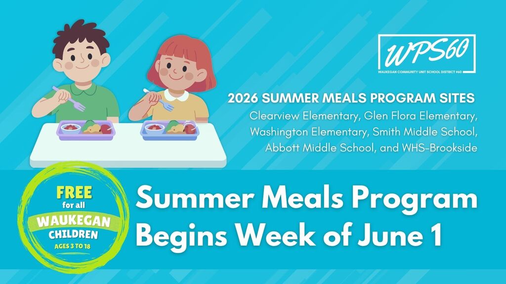 Summer meals 2026 graphic english