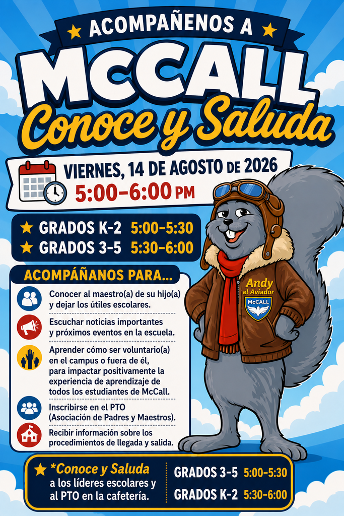 McCall Conoce y Saluda