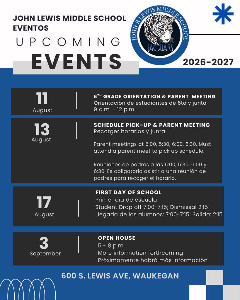 John Lewis Beginning of the Year Events