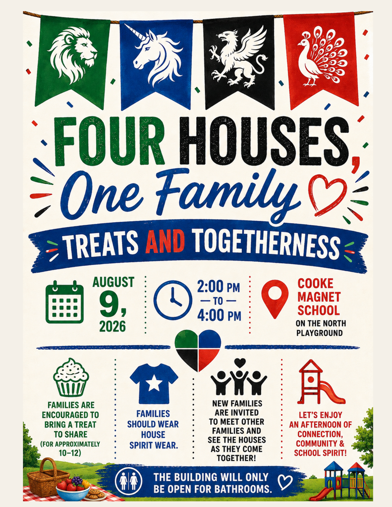 English - 4 Houses 1 Family Flyer