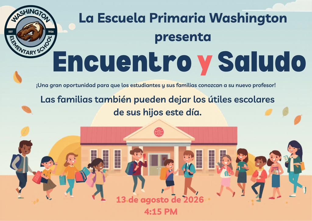 Pagina de Encuentro y Saludo con estudiantes caminando hacia la escuela.