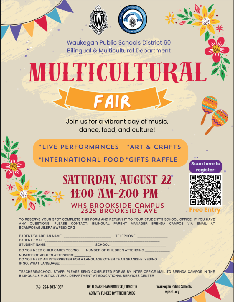 Multicultural Fair: August 22