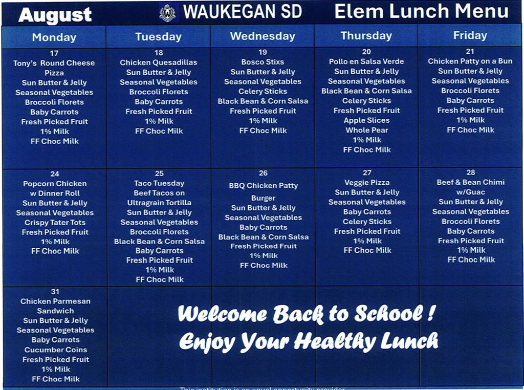 Lunch Menu