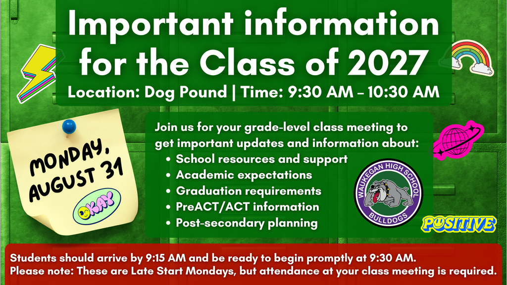 poster with information