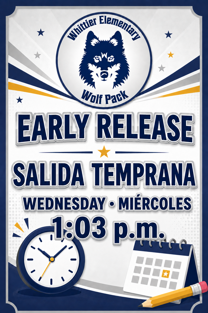 Whittier's Early Release Reminder