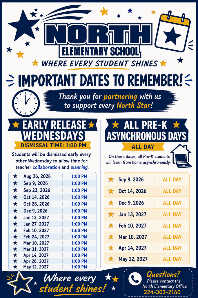 Early release and Pre-K Asynchronous Days