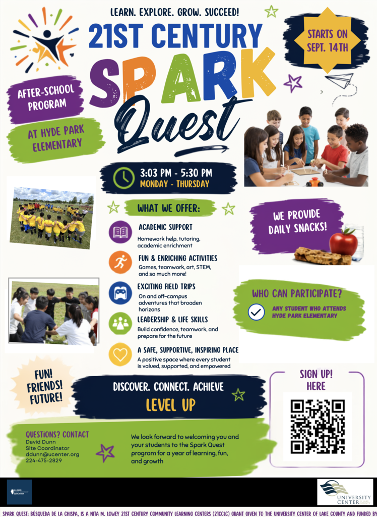 Spark Quest Information Flyer 