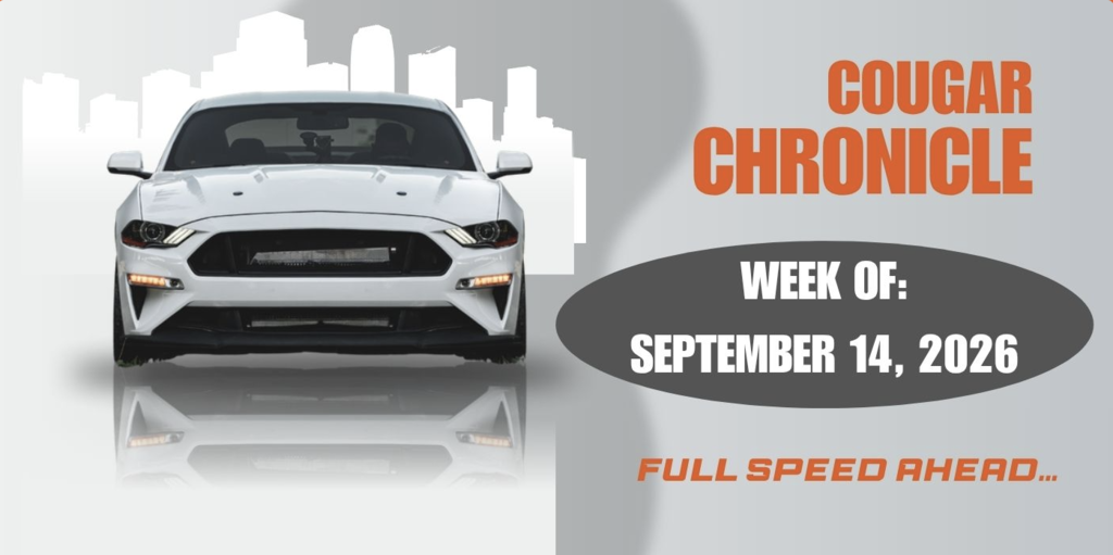 Cougar Chronicle Header - September 14, 2026