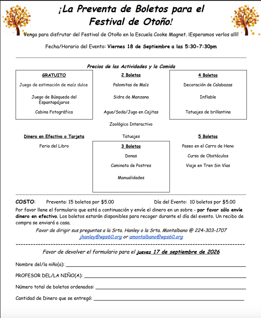 Fall Fest Pre-Sale