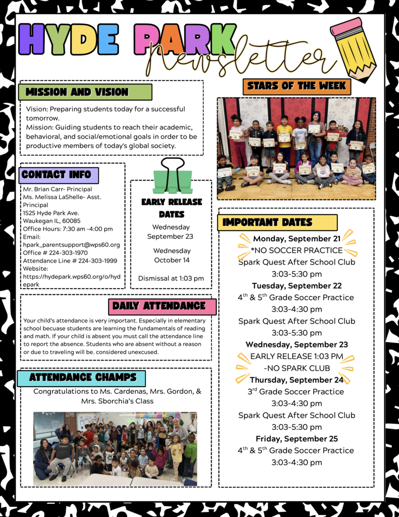 Hyde Park Newsletter 9.18.26