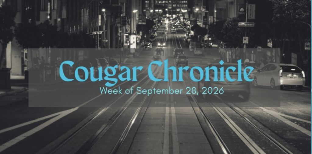 Cougar Chronicle Header - September 28