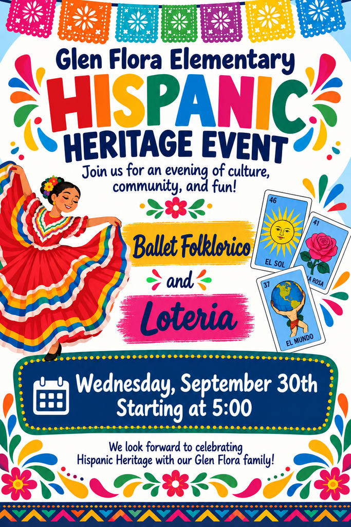 Glen Flora's Hispanic Heritage Event 9/30 at 5:00