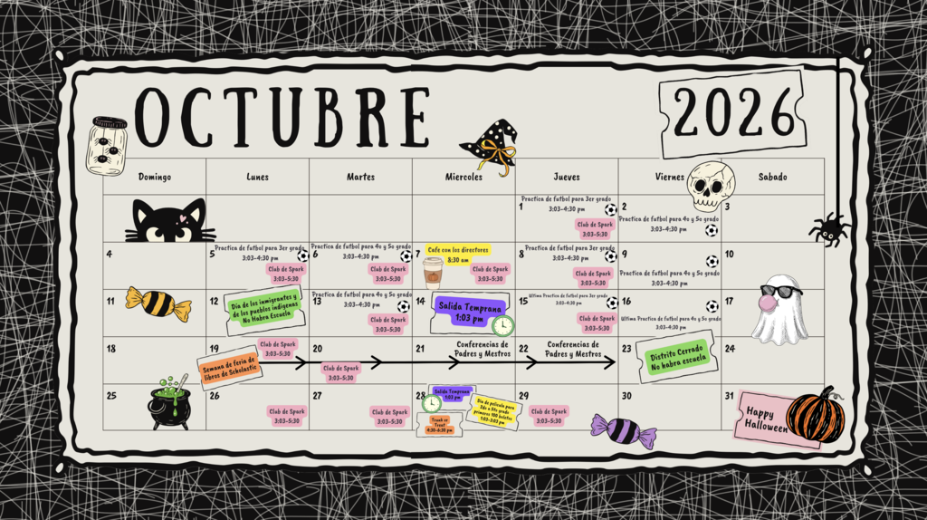 Calendario de octubre de Hyde Park