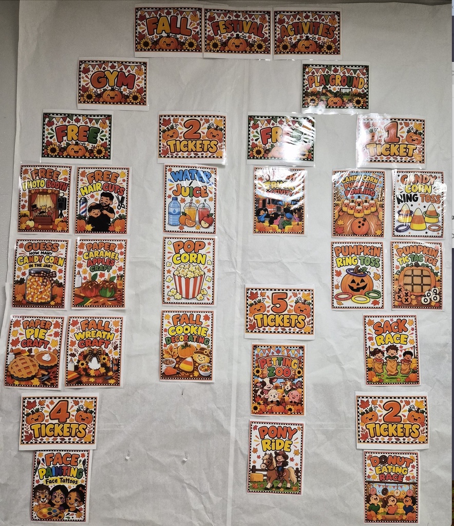 tickets per activities