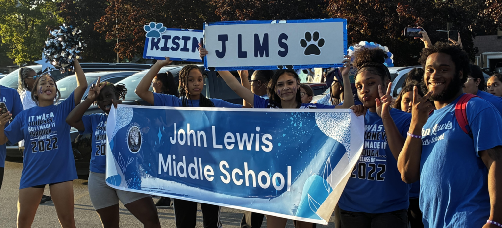 Lewis students at homecoming