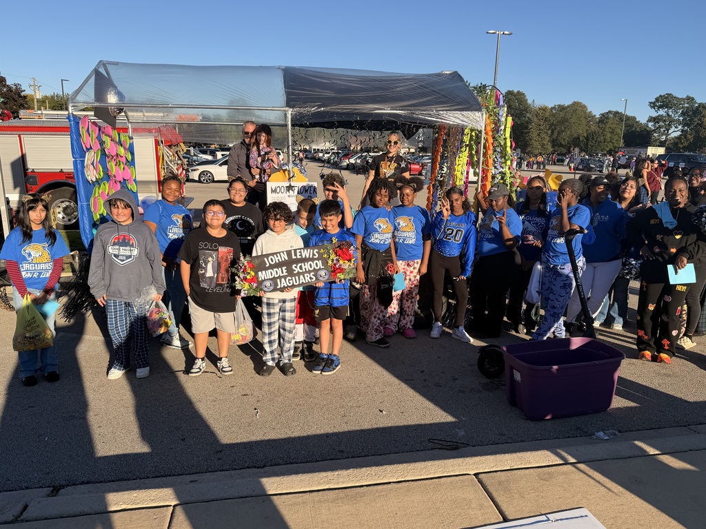Students getting ready for the parade
