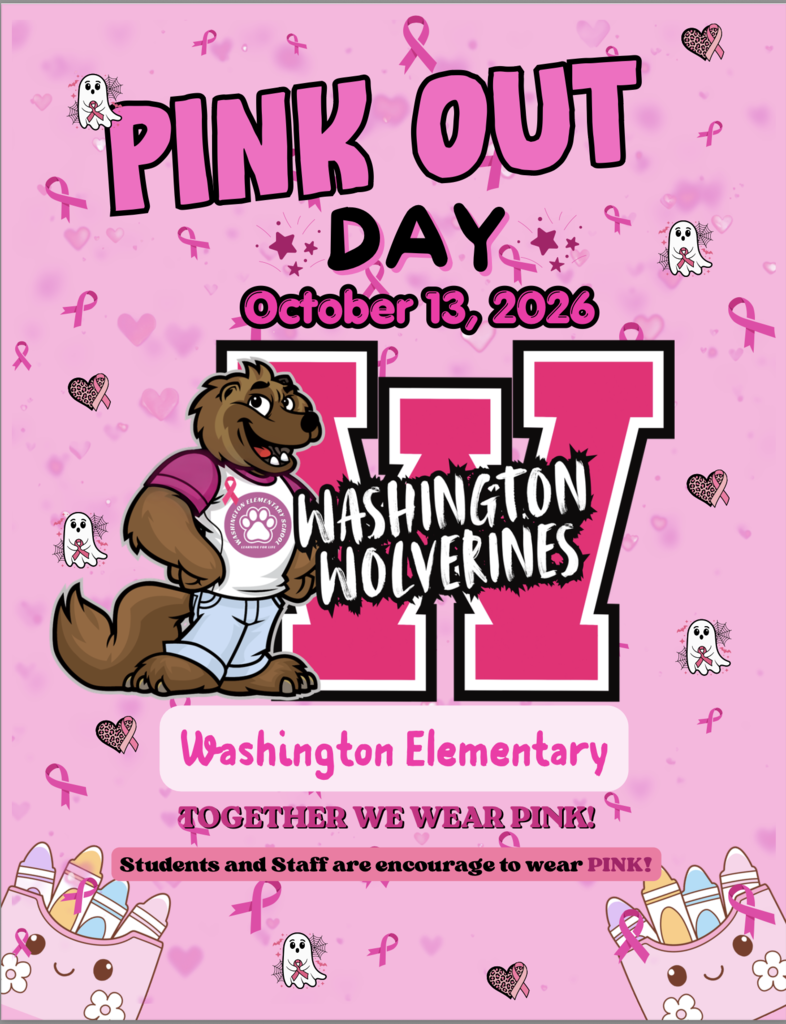 Pink Out Day, Tuesday, October 13, 2026, Students and staff are encouraged to wear pink!