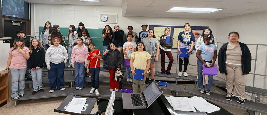 Benny Choir Students