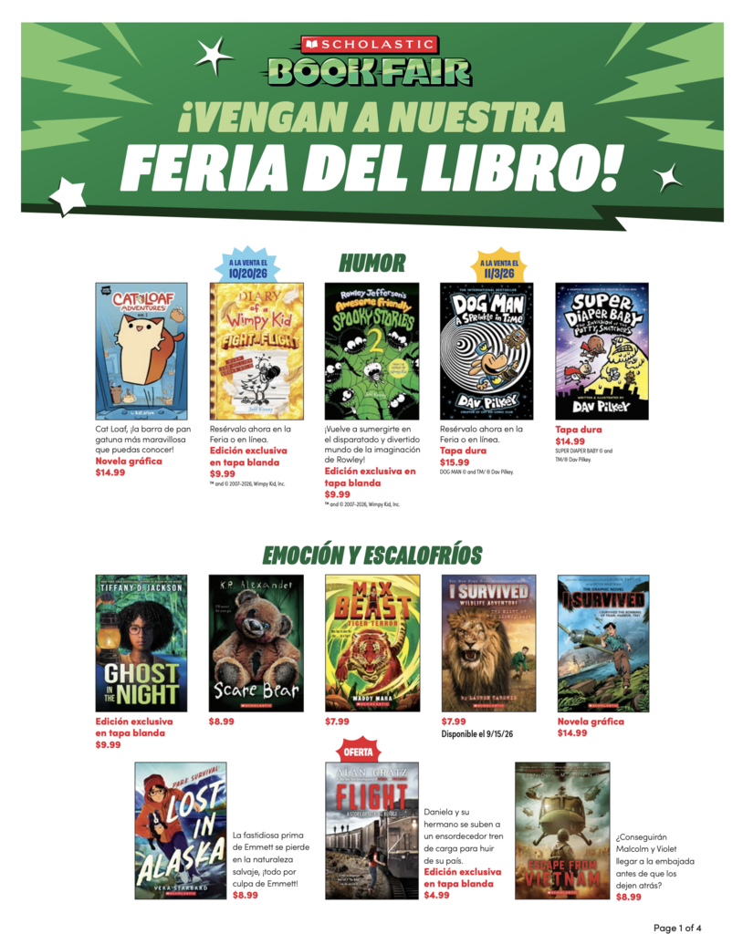 Catalogo de la Feria del Libro