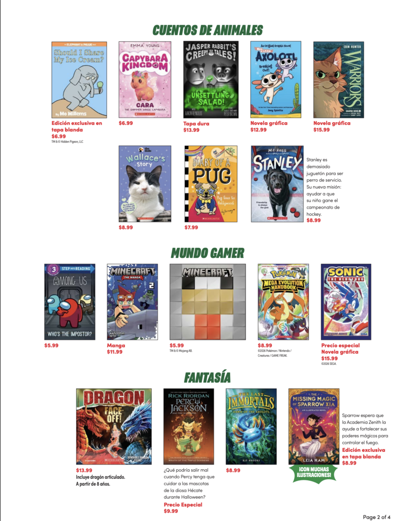 Catalogo de la Feria del Libro