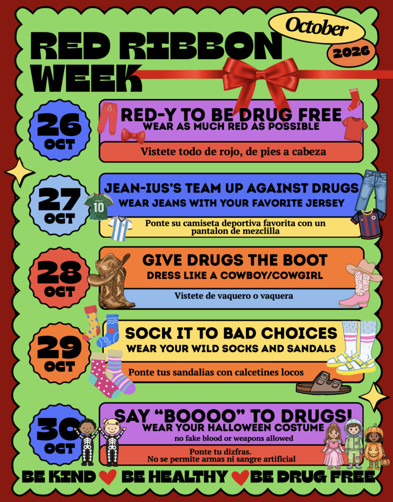 Red Ribbon Week Flyer 2026