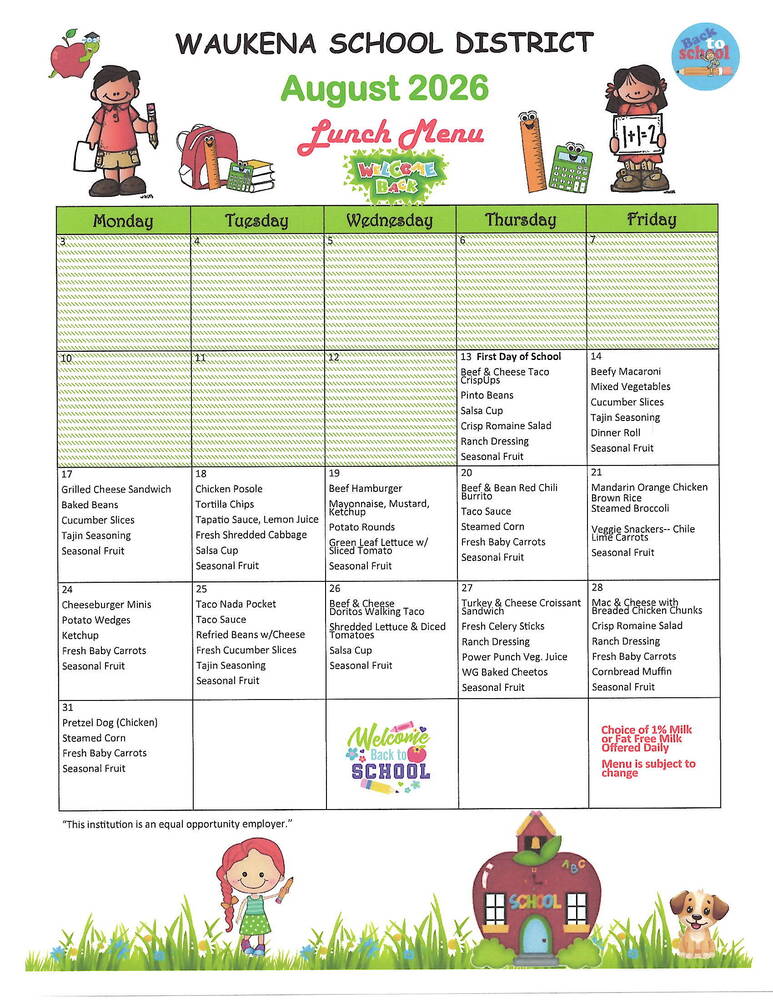 Lunch Menu