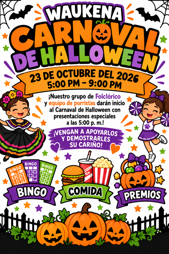Folclorico y Pep Squad en el Carnaval