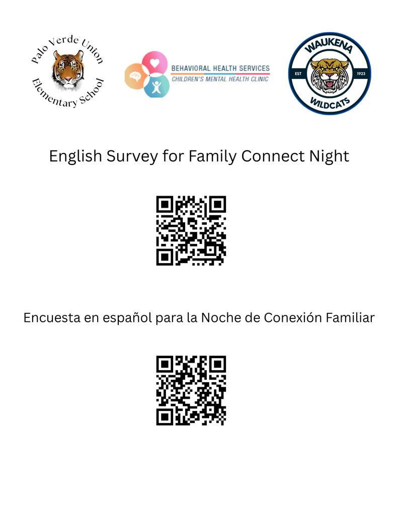 Family Connect Night/Noche de conexion familiar