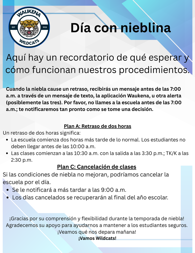 Recordatorio Dia Con Nieblina