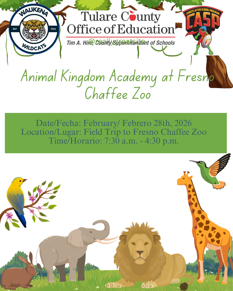 Anmial Kingdom Academy Fresno Chaffee Zoo