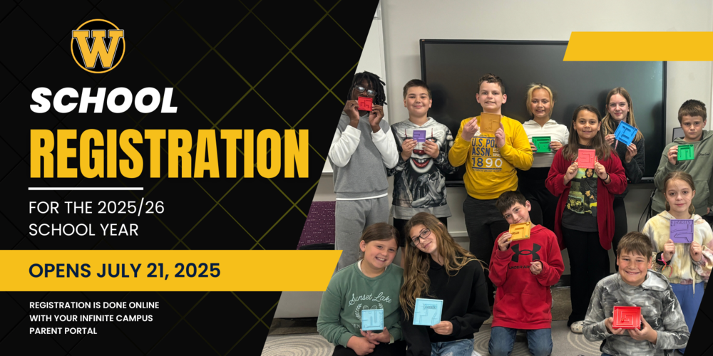 School Registration information 2025-26