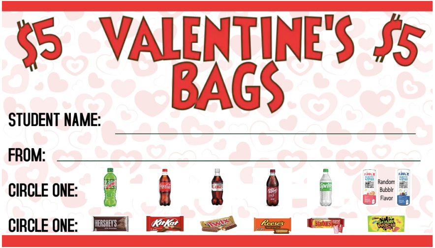 Options for Valentine's day gift bag